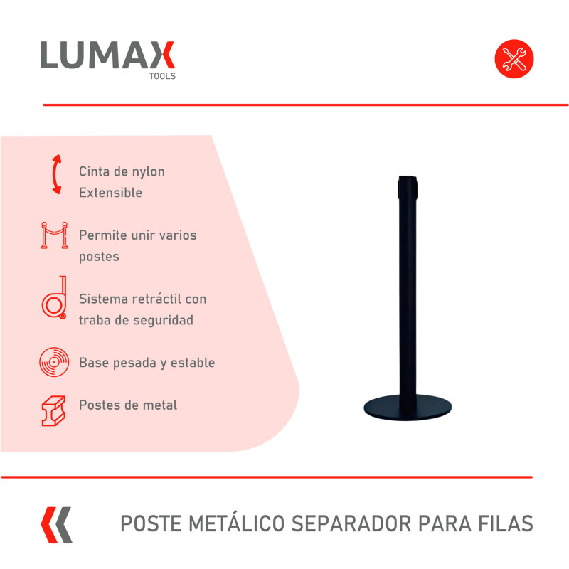 Poste Separador Metálico Filas Empresas Bancos Boliches Poste Separador Metálico Filas Empresas Bancos Boliches
