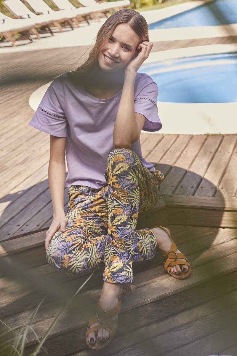 Pantalón Morley Print Marino