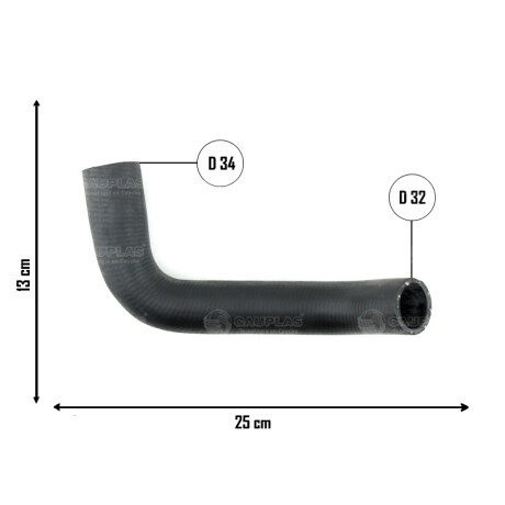 CAÑO FIAT SUP. RADIADOR 128 EUROPA 147 PANORAMA 1.3 (9264) - CAÑO FIAT SUP. RADIADOR 128 EUROPA 147 PANORAMA 1.3 (9264) -