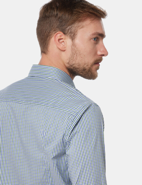 CAMISA SPORT A CUADROS Verde