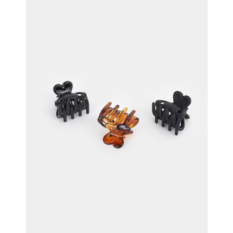 Set De Broches Clasicos Combinacion Bicolor