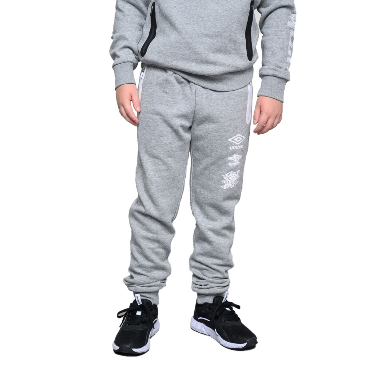 Pantalon de Niño Umbro - Gris - Blanco 