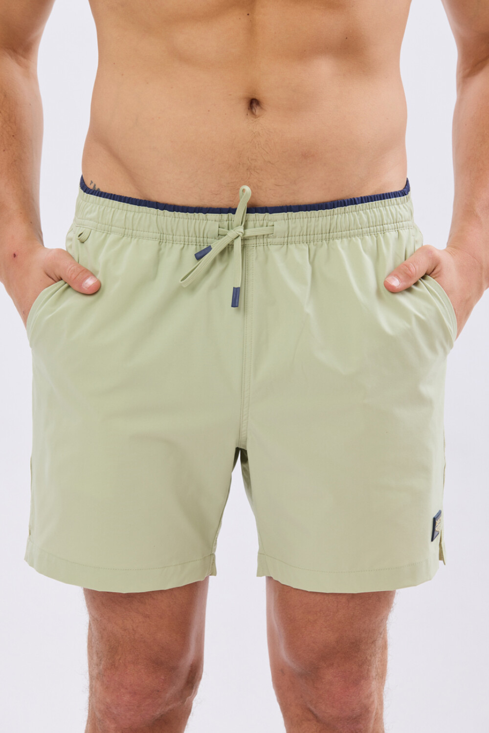 SHORT DE BAÑO FLEX LISO Verde