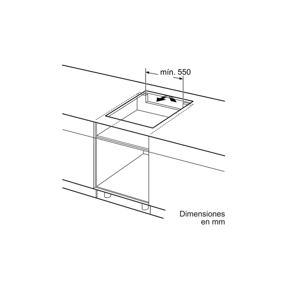 Anafe de Inducción Bosch PXJ675HC1E 60 cm Anafe de Inducción Bosch PXJ675HC1E 60 cm