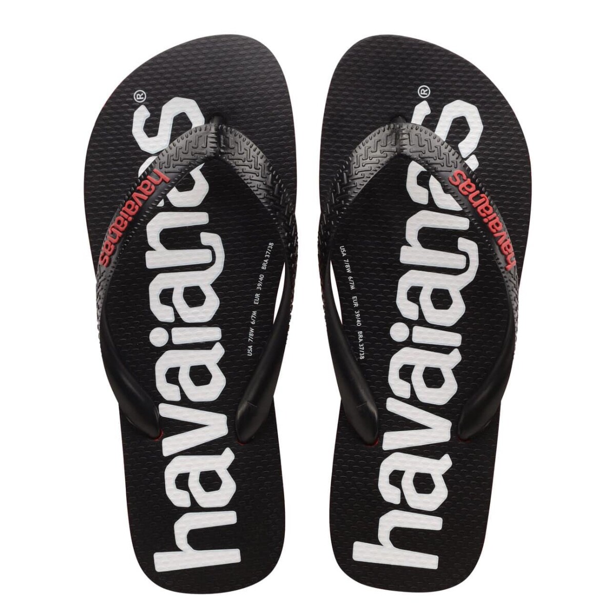 Sandalias de Hombre Havaianas TOP Logomania - Rojo Rubi 