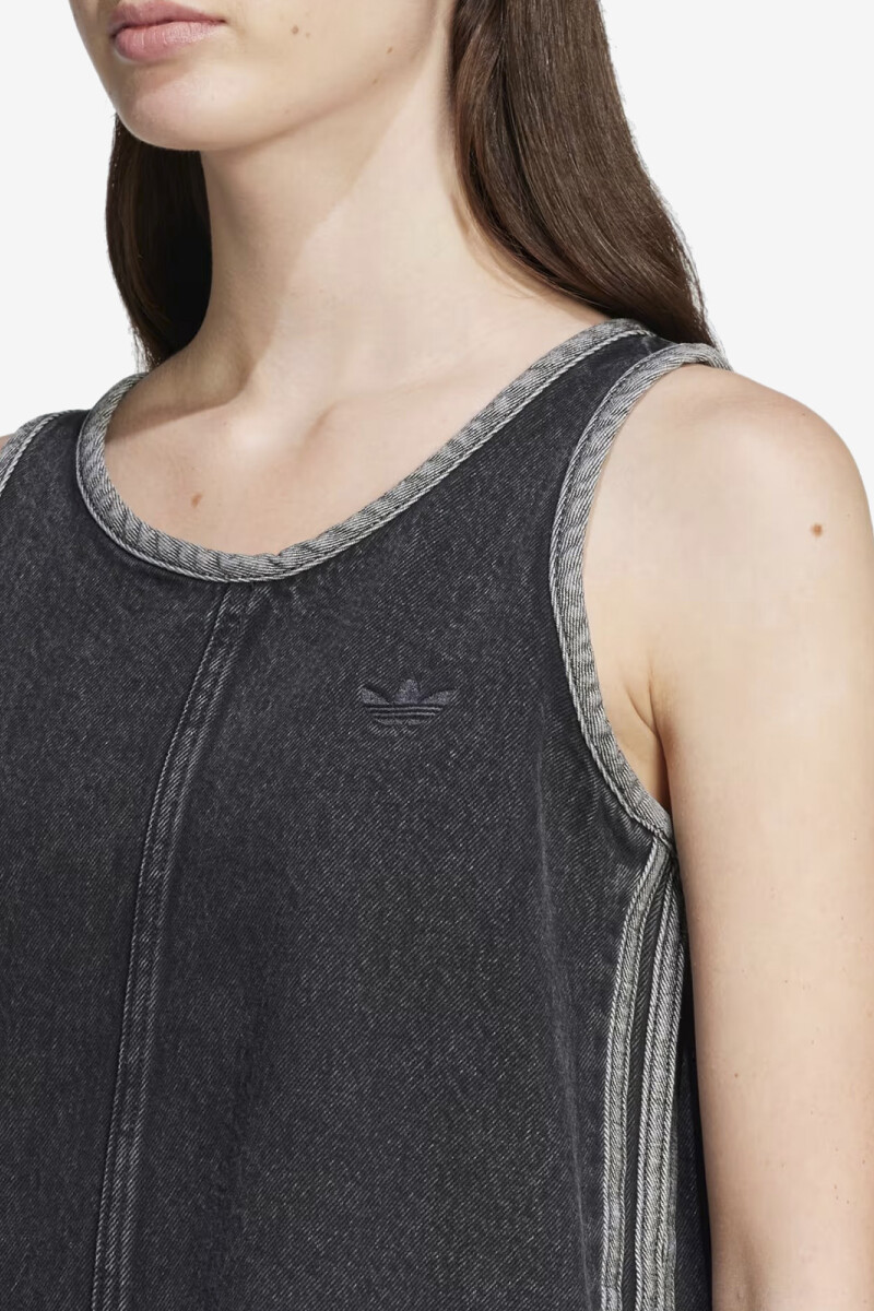 DENIM 3S DRESS Negro