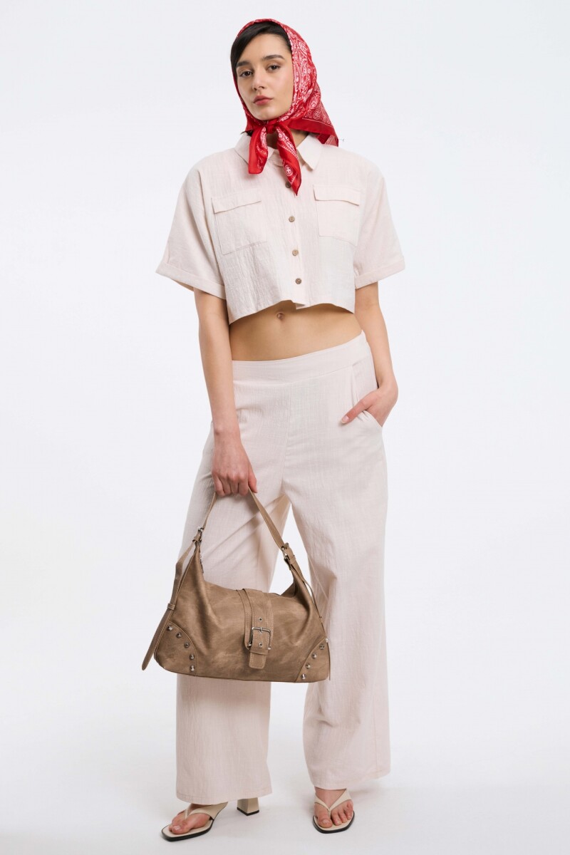 Cartera Hobo Munich - Tostado 