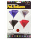 Globo Forma Piramide Rojo