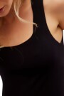 BODY LUNA ESCOTE CUADRADO Negro