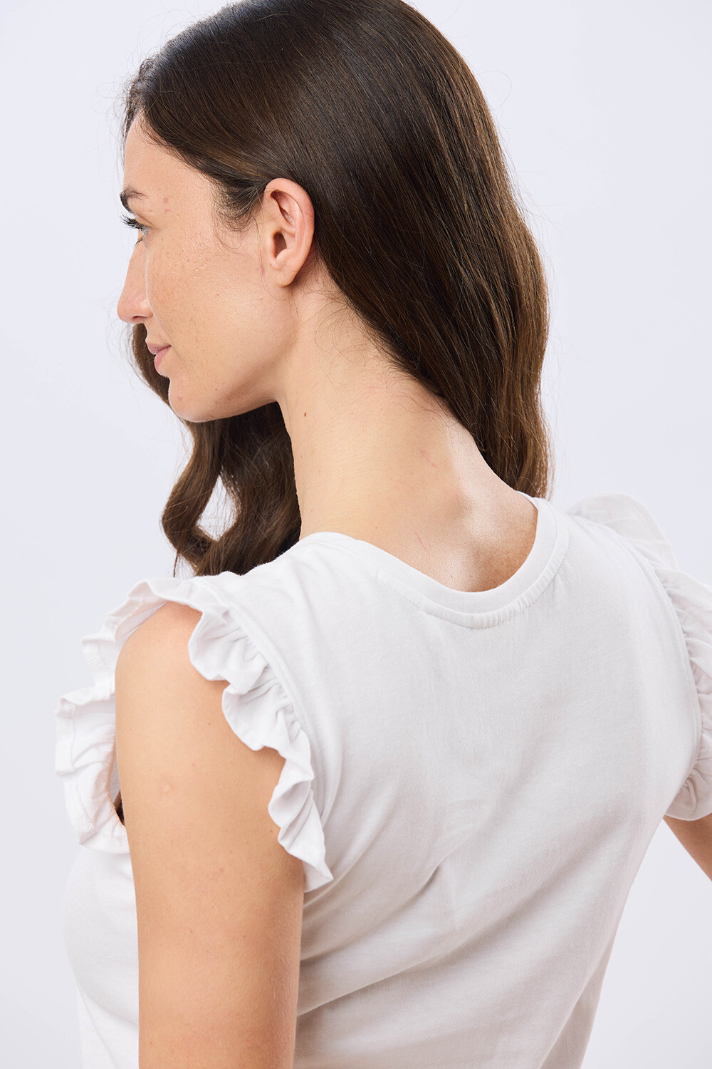 REMERA LISA DE ALGODÓN Blanco