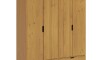 Ropero - 4 Puertas - 4 Cajones - Línea Nórdica Roble