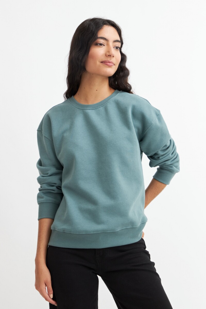 Sweatshirt liso VERDE