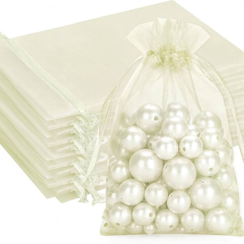 Bolsa de Organza Beige