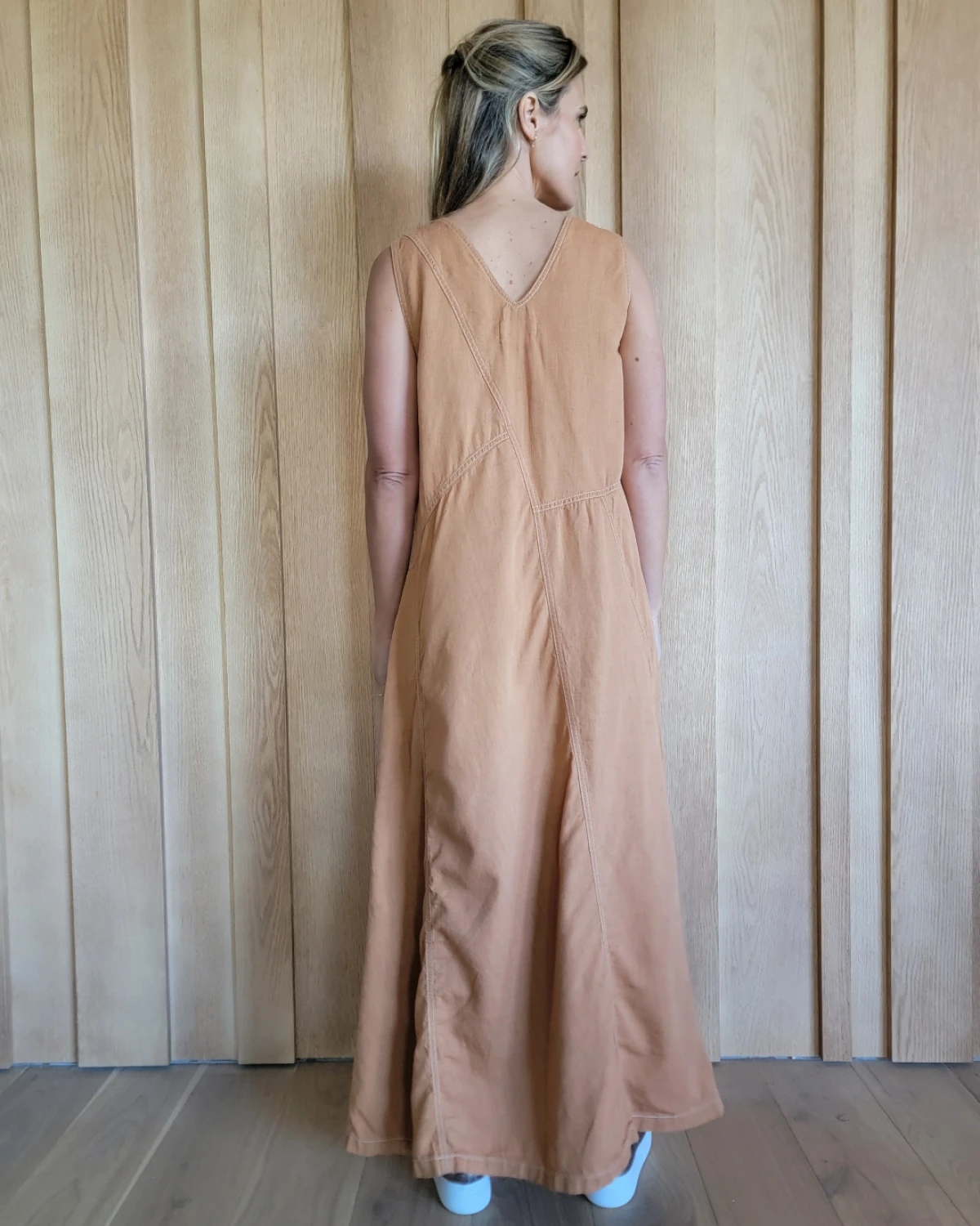 Vestido Magnolia camel 2