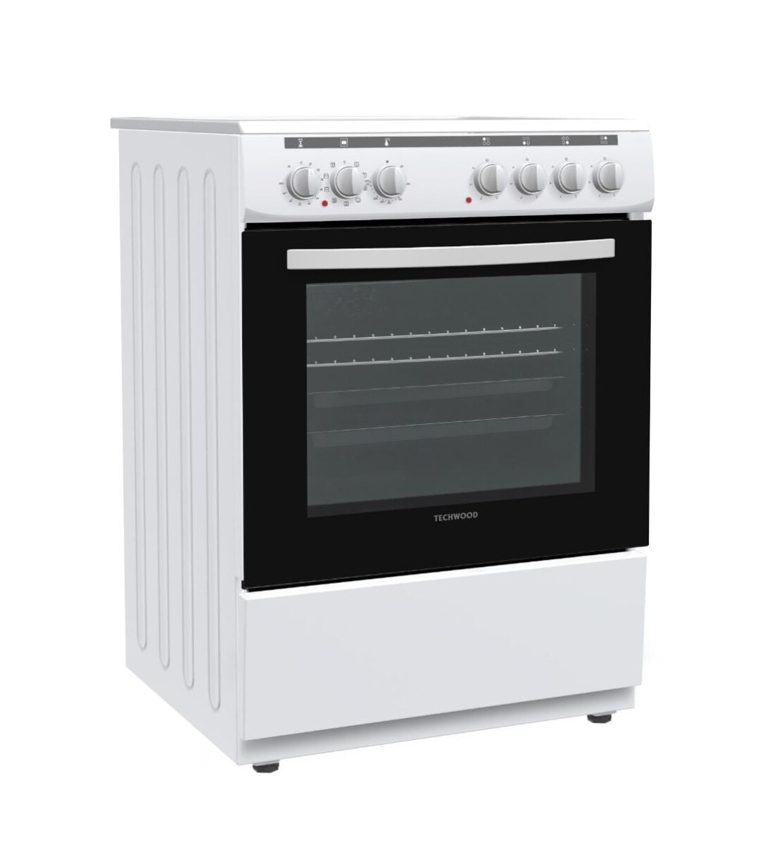 Cocina Vitro 4 Elem Blanco Techwood Vit606w 