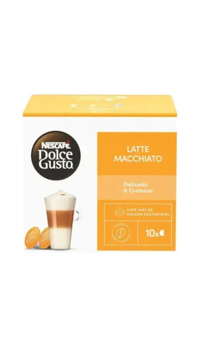 CAPSULAS DOLCE GUSTO. (07) LATTE MACCHIATTO PACK X 10 