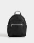 Mochilas Urbanas Mochila De Cuerina Con Relieve - Negro