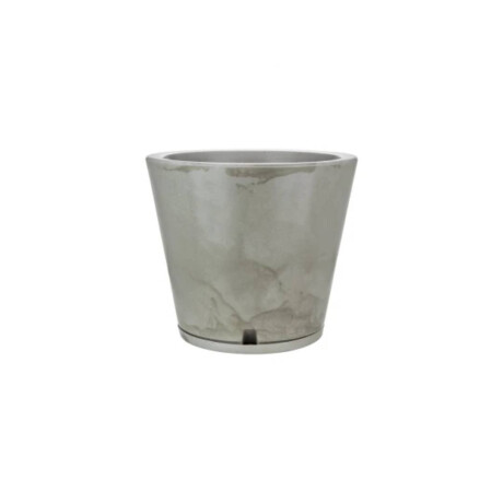 MACETA 34X35CM GENEBRA MARMORATO BLANCA