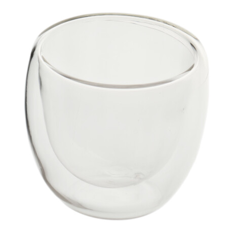 Taza Pocillo Doble pared Borosilicato 80 ml Sin Color