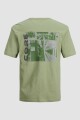Camiseta estampada Oil Green