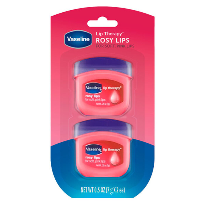 VASELINE LIP TPY RSY JR TWN PACK 32X2X7G única