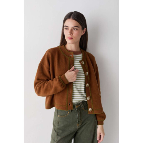Preventa Cardigan Terro Winter Camel