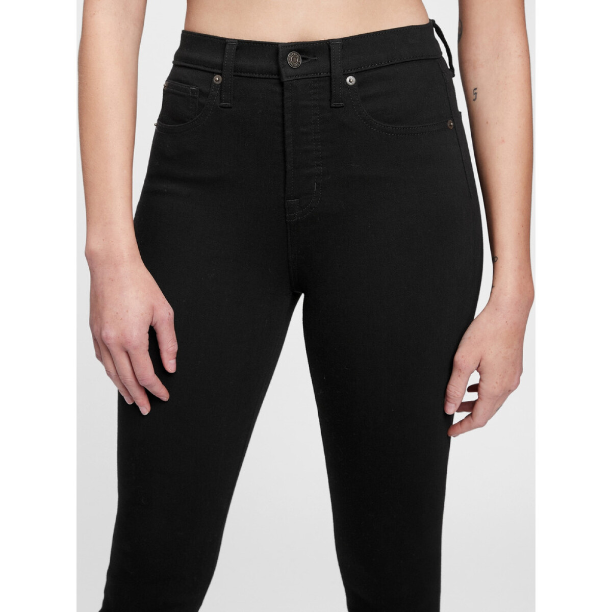 TR SKINNY HR EVERDARK - ABSOLUTE BLACK 