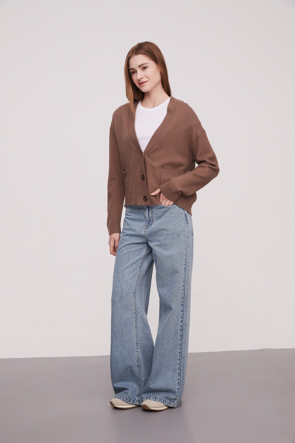 Cardigan Spatz Taupe / Mink / Vison