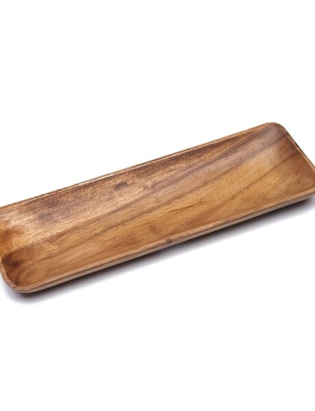 BANDEJA RECTANGULAR MADERA 33X11.5X2.5CM BANDEJA RECTANGULAR MADERA 33X11.5X2.5CM