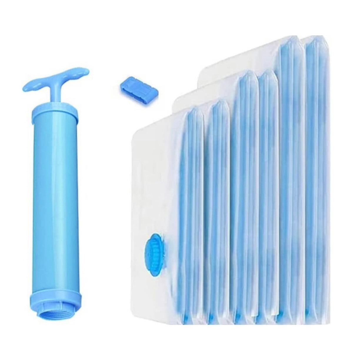 Kit Bolsas 10 Al Vacio 60x80cm Reducir Espacio Almacenamiento 
