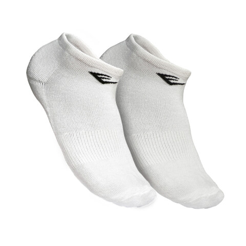 MEDIAS CORTAS POLY 9-11-WT (2 PACK) BLANCO