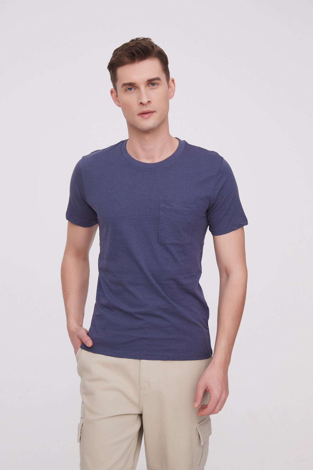 Remera Acke Azul Piedra