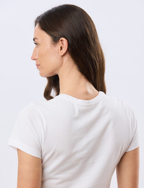 REMERA BÁSICA DE ALGODÓN Blanco