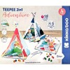 Gimnasio 3 en 1 KIKKABOO TIPI carpa Gimnasio 3 en 1 KIKKABOO TIPI carpa
