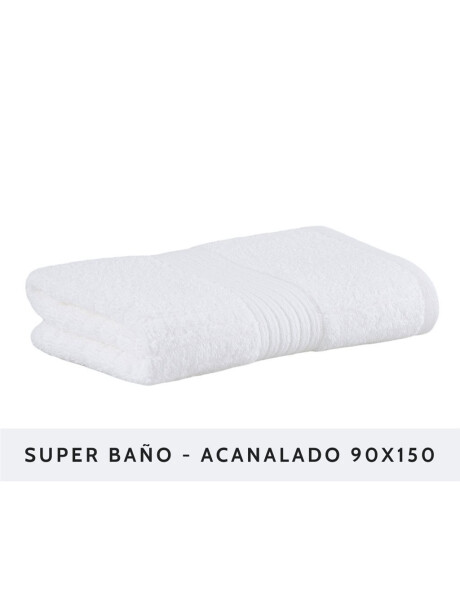 TOALLA GIGANTE ACANALADO BUDDEMEYER - 480G/M2 1011BLANCO 90X150 TOALLA GIGANTE ACANALADO BUDDEMEYER - 480G/M2 1011BLANCO 90X150