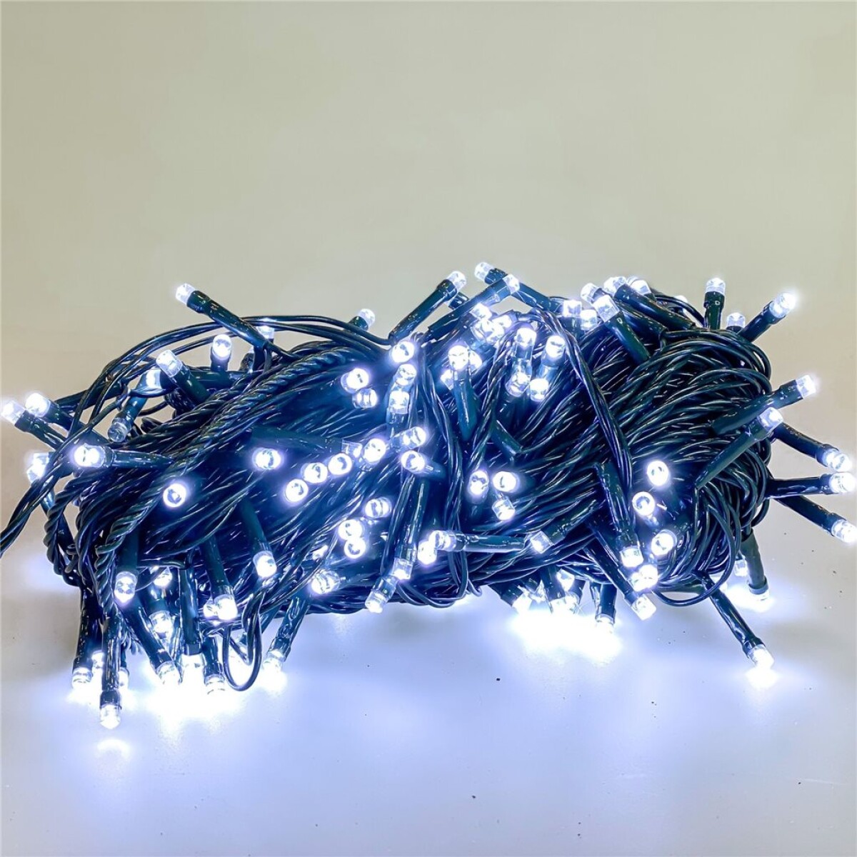 GUIA LUCES LED 200 FUNCION BLANCO C/V 