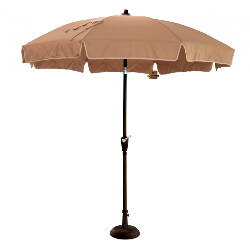 SOMBRILLA DE JARDIN EN ALUMINIO REDONDA DE 2,2 MTS. BEIGE