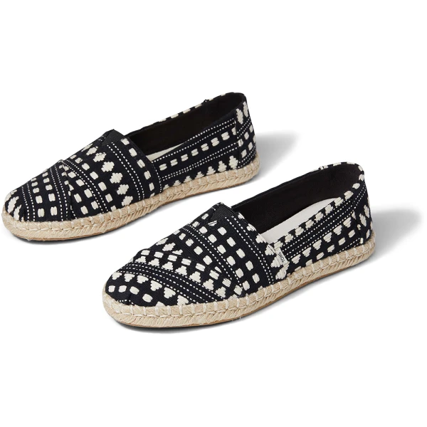 Alpargata Toms Global Rope Espadrille Negro