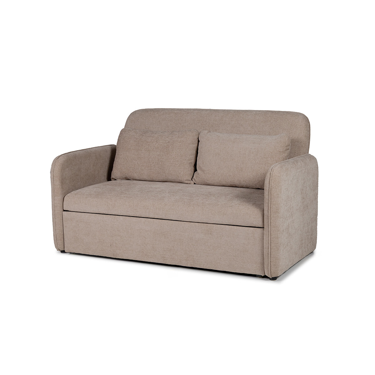 Sofá Cama Spazio - Tela Microfibra - 130 (Beige) 