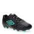 Championes de Fútbol 11 Infantiles Umbro Touch HG Negro - Verde Agua