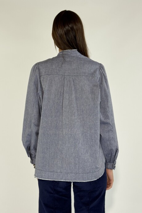CAMISA DONNA Azul