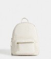 Mochila Trenzada Blanco Crudo