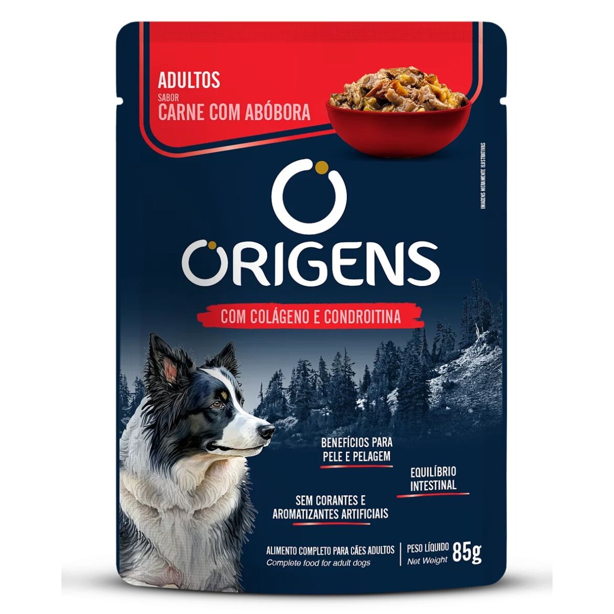 SALSA ORIGENS PERRO ADULTO 85 GR - CARNE CON CALABAZA 