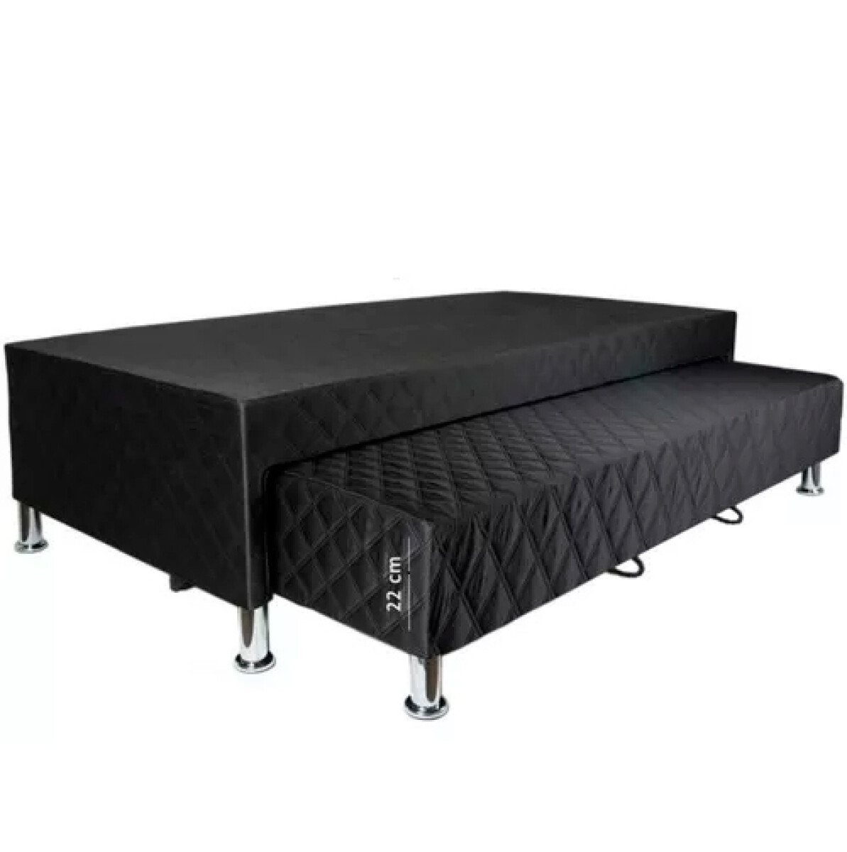 Cama Sommier Box Marinera De 1 Plaza (90 X 190) - Sin color 