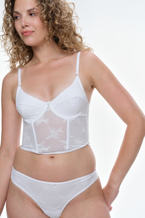 Corset soft seduction Blanco