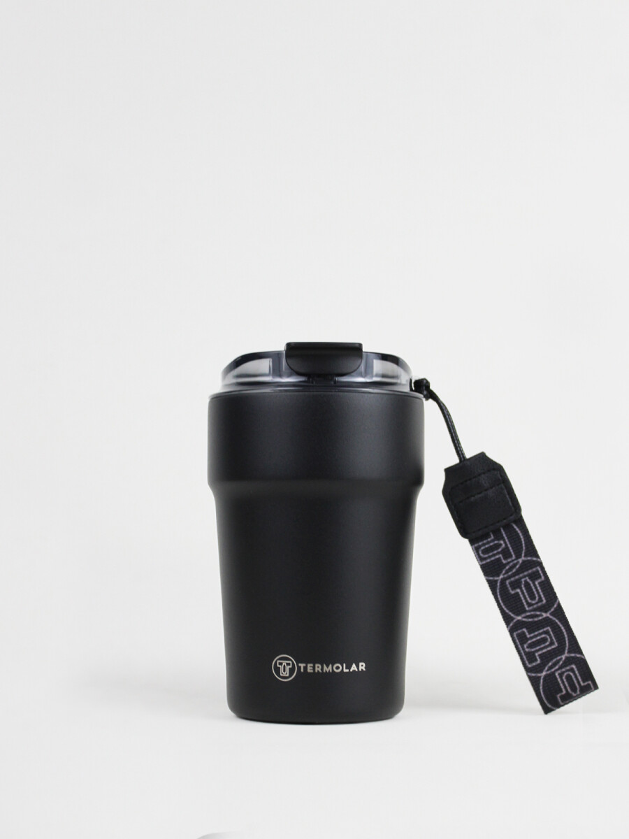 Vaso Termolar con tapa - Negro 