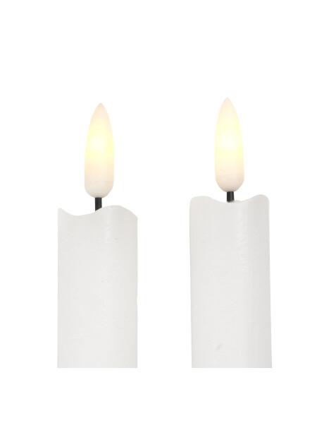 Vela candelabro LED ESBEN A25cm 2 uds Vela candelabro LED ESBEN A25cm 2 uds
