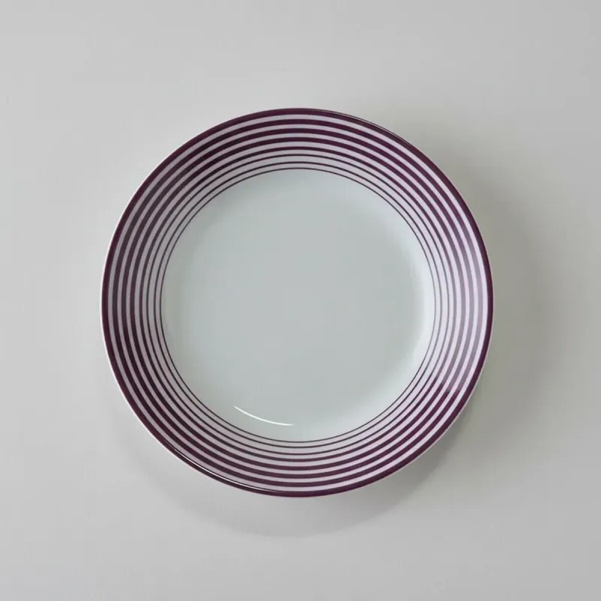 Plato De Postre Con Diseño Espiral - VIOLETA - Bg 