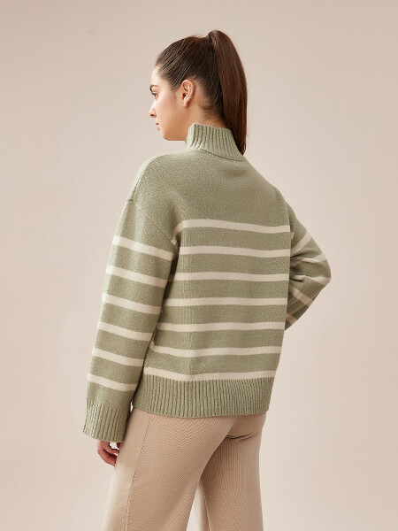 POLERA CARME GRIS MELANGE M