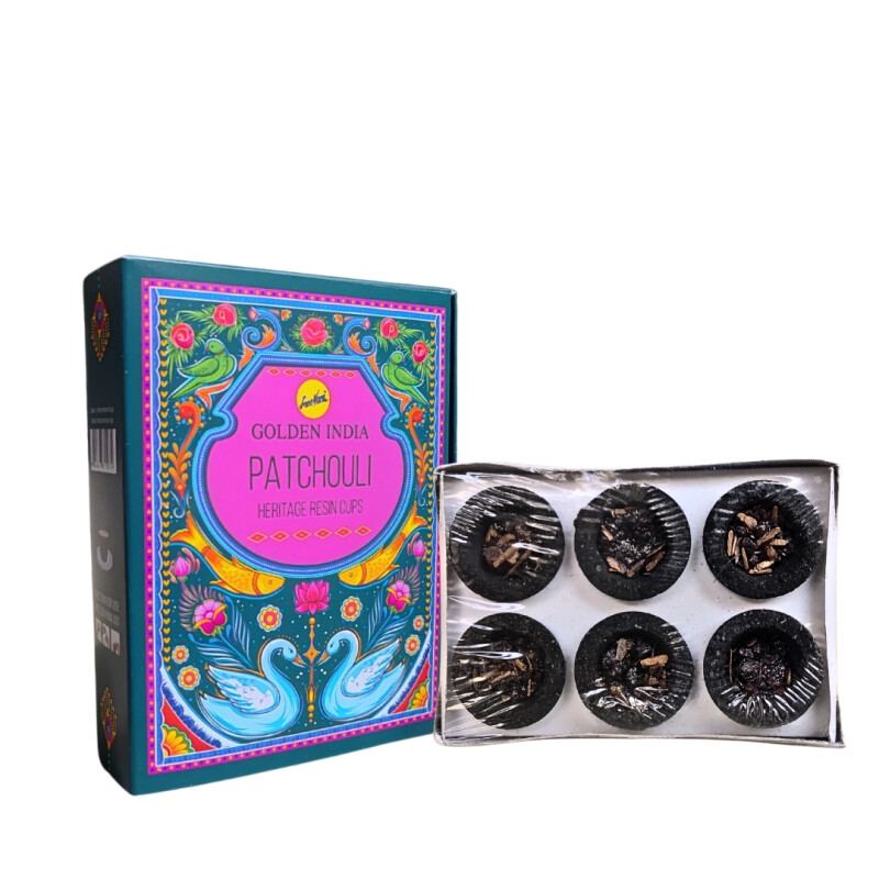 CARBÓN CON RESINA SREE VANI X3 Patchouli